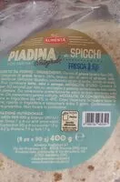 Zuckermenge drin piadina con farina integrale a spicchi