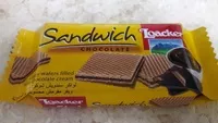 Amount of sugar in Sandwich Chocolate, Chocolate