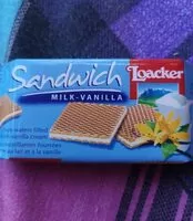 Amount of sugar in Loacker Milk Vanilla Wafer -