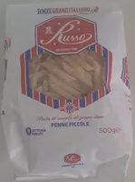 入っている砂糖の量 Penne piccole