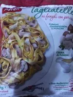 Количество сахара в Tagliatelle ai funghi con porcini