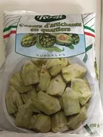 Количество сахара в Coeurs d'artichauts