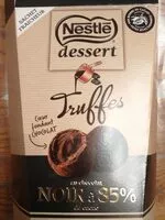 Quantité de sucre dans Truffes au chocolat Noir à 85% de cacao