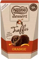 Количество сахара в NESTLE DESSERT Truffes orange 250g