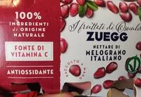Jumlah gula yang masuk Nettare di melograno italiano