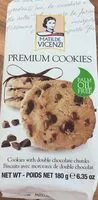 入っている砂糖の量 Biscuits avec morceaux de double chocolat