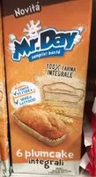 Cantidad de azúcar en Plumcake integrale