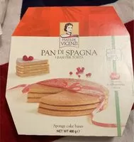 入っている砂糖の量 Pan di spagna