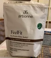 Suhkru kogus sees FeelFit Pea protein shake (Chocolate)