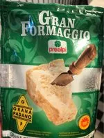 Cantidad de azúcar en Prealpi Gran Formaggio Grattugiato GR 80