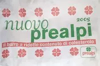 Cantidad de azúcar en Burro Nuovo Prealpi