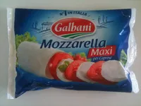 入っている砂糖の量 Galbani mozzarella - maxi 250g