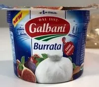 Sokerin määrä sisällä Burrata