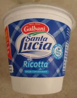 Suhkru kogus sees Ricotta