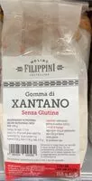 入っている砂糖の量 Gomma di Xantano