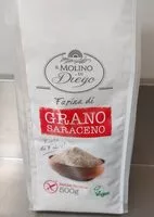 Suhkru kogus sees Farina di grano saraceno