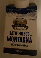 İçindeki şeker miktarı Latte fresco di montagna