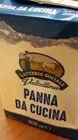 İçindeki şeker miktarı Panna da cucina