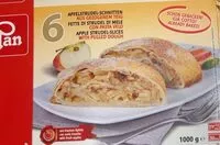 Zuckermenge drin Fette di strudel di mele