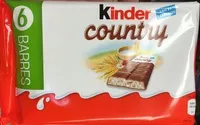 含糖量 Kinder Country - 6 barres