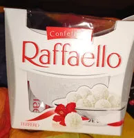 Suhkur ja toitained sees Raffaello