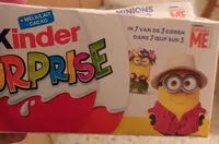 入っている砂糖の量 Kinder Surprise 3 pack