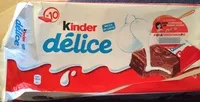 Suhkur ja toitained sees Kinder delice