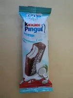 Sugar and nutrients in Kinder pingui