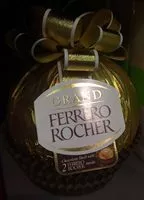 Azúcar y nutrientes en Grand ferrero rocher