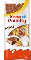 含糖量 Kinder country mini t20 sachet de 20 pieces
