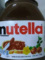 Azúcar y nutrientes en Nutella