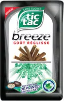 Sucre et nutriments contenus dans Tic tac breeze