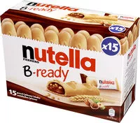 Azúcar y nutrientes en Nutella b ready