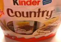 Şeker ve besinler Kinder country