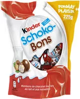Jumlah gula yang masuk Kinder Schoko-Bons
