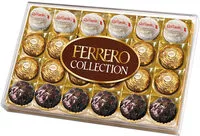 Sokerin määrä sisällä Ferrero Collection