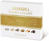 Sokeria ja ravinteita mukana Ferrero golden gallery