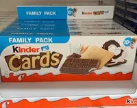 Amount of sugar in Kinder Cards