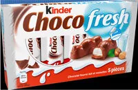 入っている砂糖の量 Kinder Choco fresh
