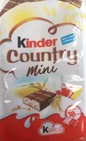 含糖量 Kinder country mini