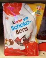 入っている砂糖の量 Bonbons Kinder Schokobons Chocolat au Lait - 150g