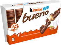 İçindeki şeker miktarı Barre Chocolatée Kinder Bueno Chocolat au Lait x10 - 430g