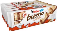 İçindeki şeker miktarı Kinder Bueno White Chocolat Blanc x6