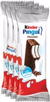 入っている砂糖の量 Kinder pingui cacao t4 pack de 4 etuis kinder pingui cacao gouter frais genoise fourree lait et cacao enrobee de chocolat fin t4 pack de 4 etuis
