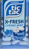Zuckermenge drin tictac X-Fresh Strong Mint