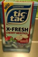 中的糖分和营养成分 Tictac