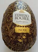 Zuckermenge drin Ferrero Rocher Œuf chocolat noir