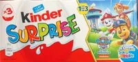 चीनी की मात्रा Kinder surprise