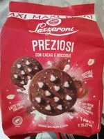 Cantidad de azúcar en Preziosi con cacao e nocciole