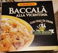 Quantité de sucre dans Baccalà alla Vicentina